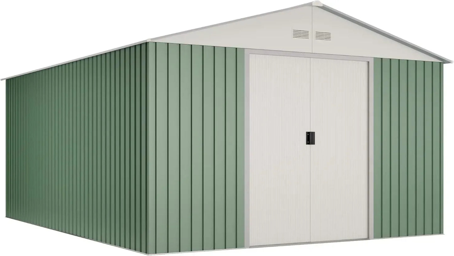 Hoggar Abri de Jardin Métal Anjala 15,5 m² - Structure Solide - 452x343x223cm